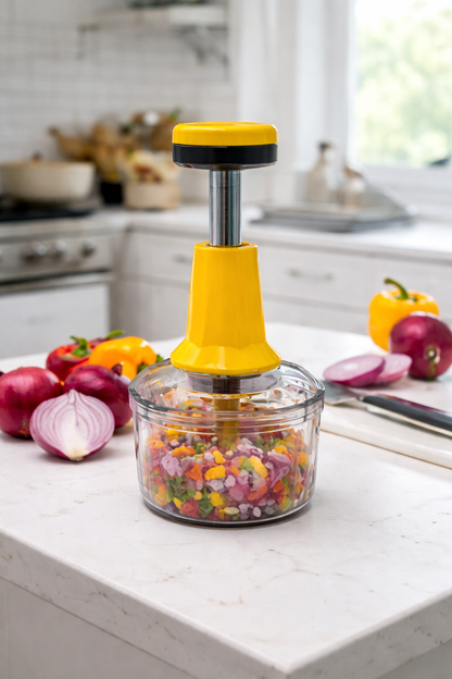 Quick & Easy Onion & Veg Push Chopper